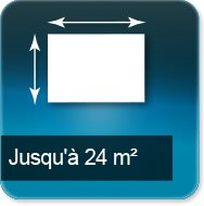 Jusqu'à 24m carré