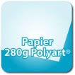 Set table restaurants Papier Polyart 280g/m² plastifié