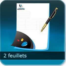 2000 carnet autocopiant 2 feuillets par liasse