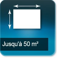 Jusqu'à 50m carré