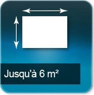 Jusqu'à 6m carré