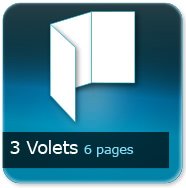 Cartes restaurant 6 pages