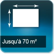 Jusqu'à 70m carré