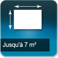 Jusqu'à 7m carré