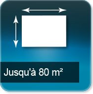 Jusqu'à 80m carré
