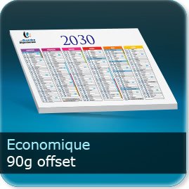Sous main économique 90g Offset