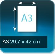 A3 297x420mm