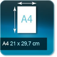 A4 210x297mm