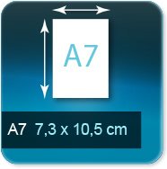 A7 70x100mm