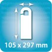 format 105 x 297 mm
