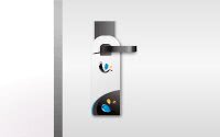 Pancarte Accroche porte