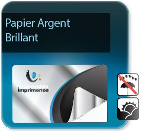étiquette de sécurité Etiquettes Argent brillant