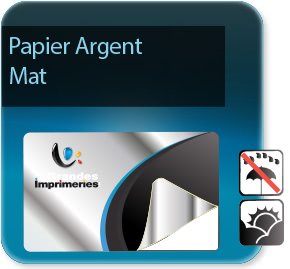 étiquette de sécurité Etiquettes Argent mat adhésif