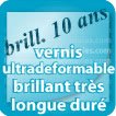 Vernis brillant longue durée ultradeformable
