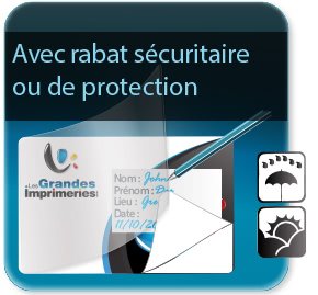 étiquette de sécurité Etiquettes à rabat transparent