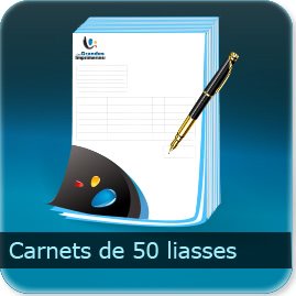 Carnet de 50 liasses