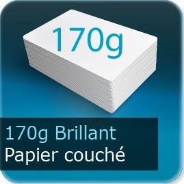 170g Couché brillant