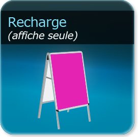 recharge affiche seule