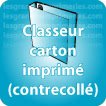 Classeur Carton contrecollé