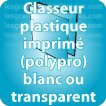 Classeur Polypropylène