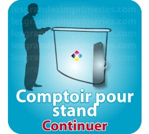 Comptoir pour stand parapluie