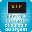 dorure sur carte couleur