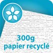 300g Recyclé cyclus blanc