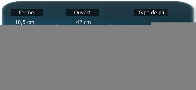 ouvert A3 420x297mm - ferm� 105x297 mm