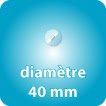 diamètre 40mm