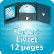 avec fente + Livret 12 pages