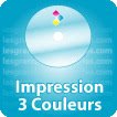 Impression disque 3 couleurs