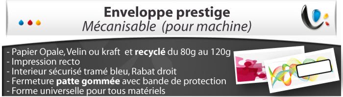 Imprimeurs de enveloppe Enveloppe mise sous pli auto MECANISABLE