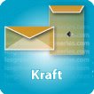 Enveloppe publicitaire kraft