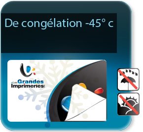 étiquette de sécurité Etiquette papier de congélation