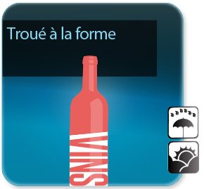 étiquette de sécurité Etiquette ajourée ( trouée à la forme désirée )