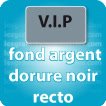 fond argent dorure noir recto