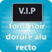 fond noir dorure alu recto