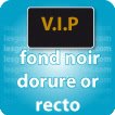 fond noir dorure or recto