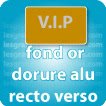 fond or dorure alu recto verso