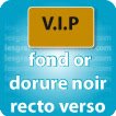 fond or dorure noir recto verso