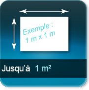 jusqu à 1 m²
