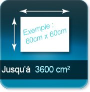 jusqu à 3600 cm²