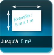 jusqu à 5 m²