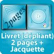 Livret 2 pages + jacquette