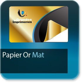 Papier Or mat adh�sif