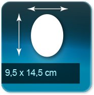 ovale 95x145mm