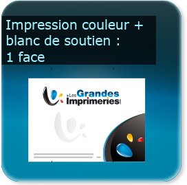 Simple face quadri + blanc de soutien