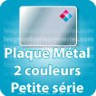 Fabricant plaque acier Petite quantité 2 couleur