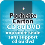 Fabricant pressage tour spindle dvd Pochette carton imprimée seule pour cd&dvd