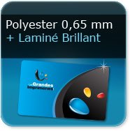 Polyester lamin� brillant 0.65mm